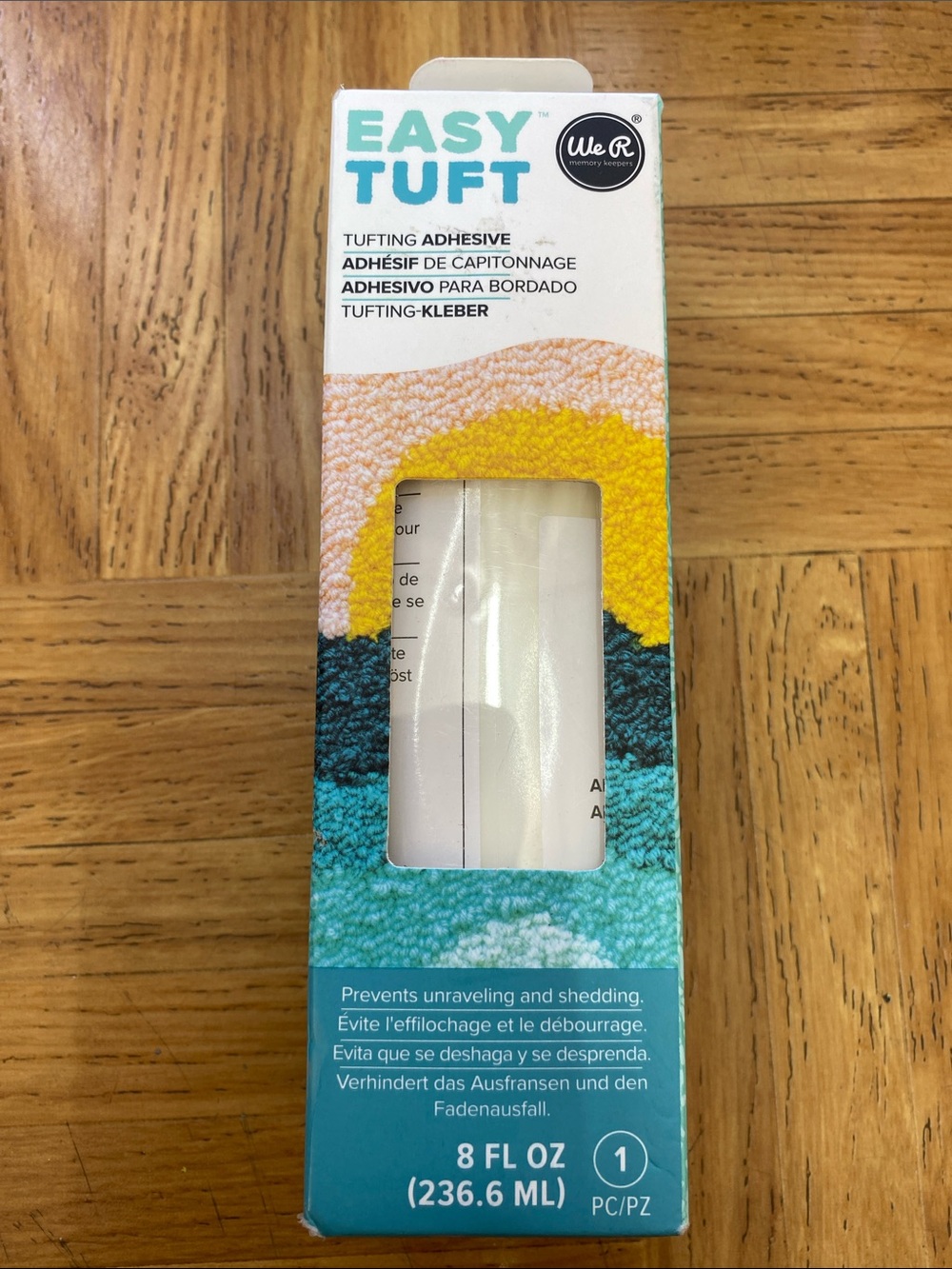 Easy Tuft Tufting Adhesive Prevents Unraveling & Shedding 8 oz NEW